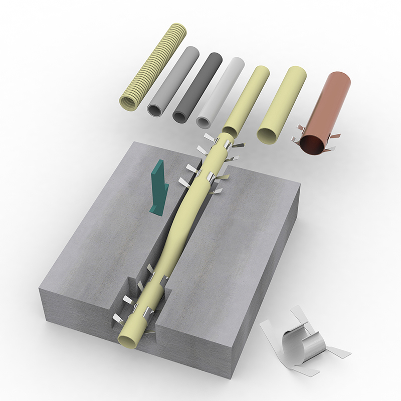 buisklem universeel rvs-3