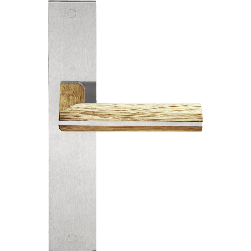 Deurkruk Rvs/Eiken - TWO PBL22P236 BLIND