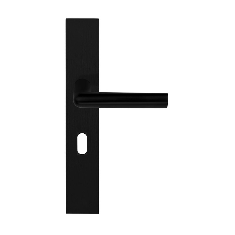 Deurkruk Pvd Mat Zwart - INC PBI100P236 SL.56MM