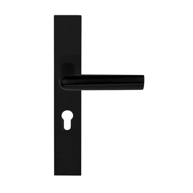 Deurkruk Pvd Mat Zwart - INC PBI102P236 PC55MM