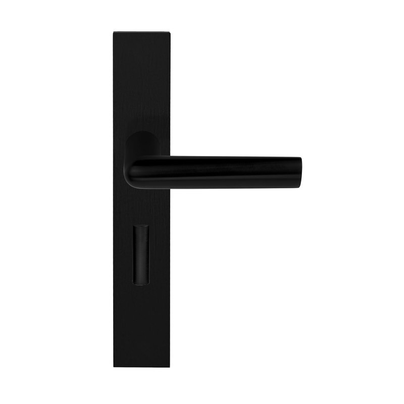 Deurkruk Pvd Mat Zwart - INC PBI102P236 WC72/8MM