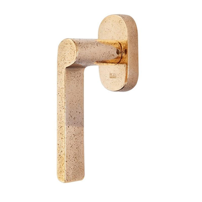 Draaikiepkruk Ruw Brons Gepolijst - PURE PH1928 /32 LINKS