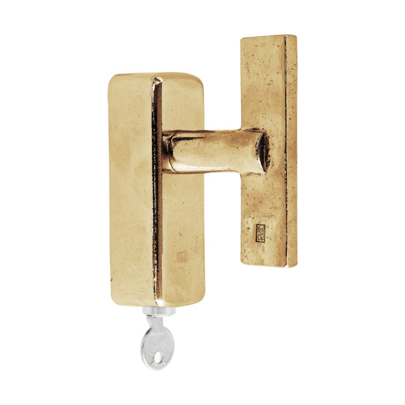 Draaikiepkruk Ruw Brons Gepolijst - PURE PH2017''T'' /DKS