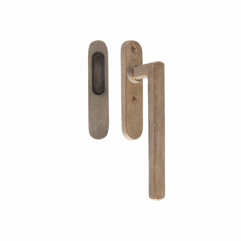 Hefschuifdeurbeslag Ruw Brons - PURE PSLD BLIND