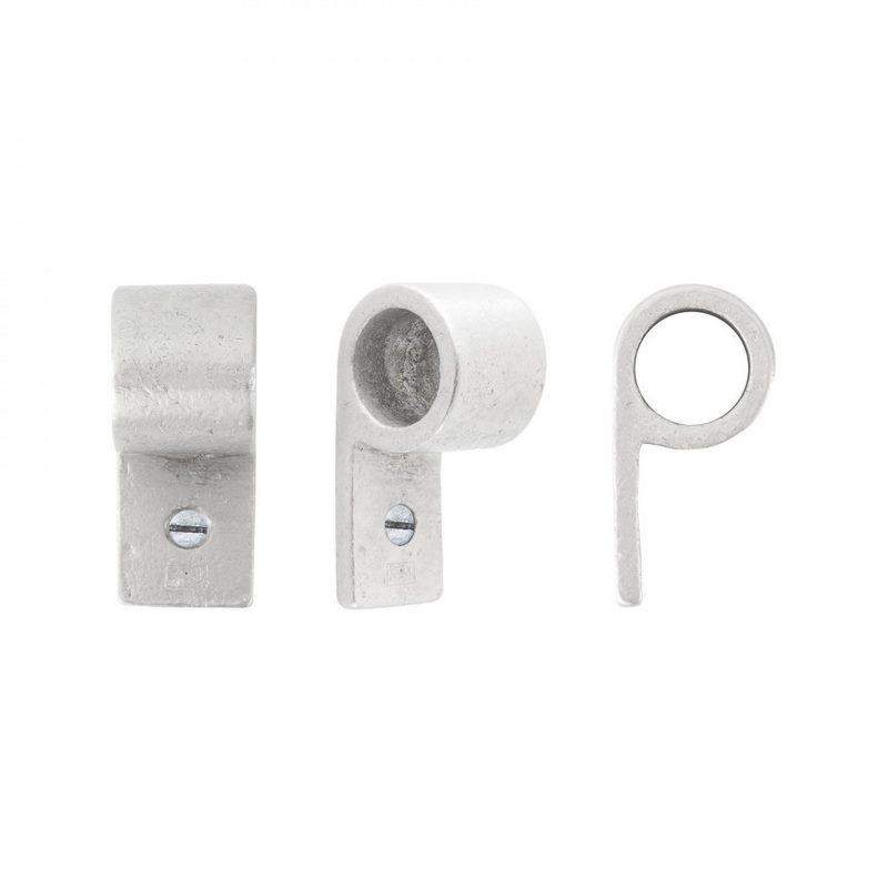 meubelknop mat wit brons