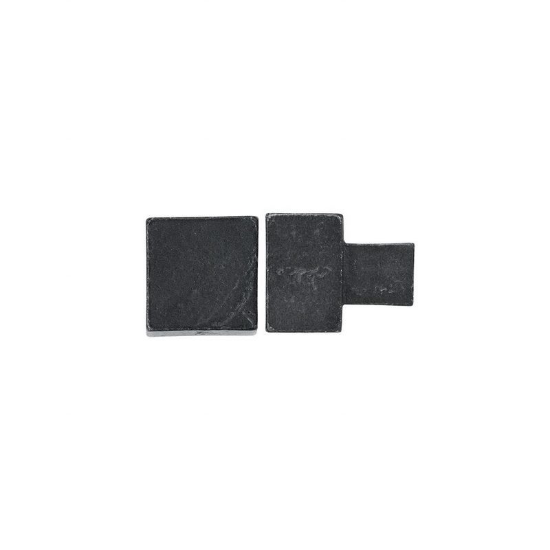 meubelknop verouderd ijzer zwart