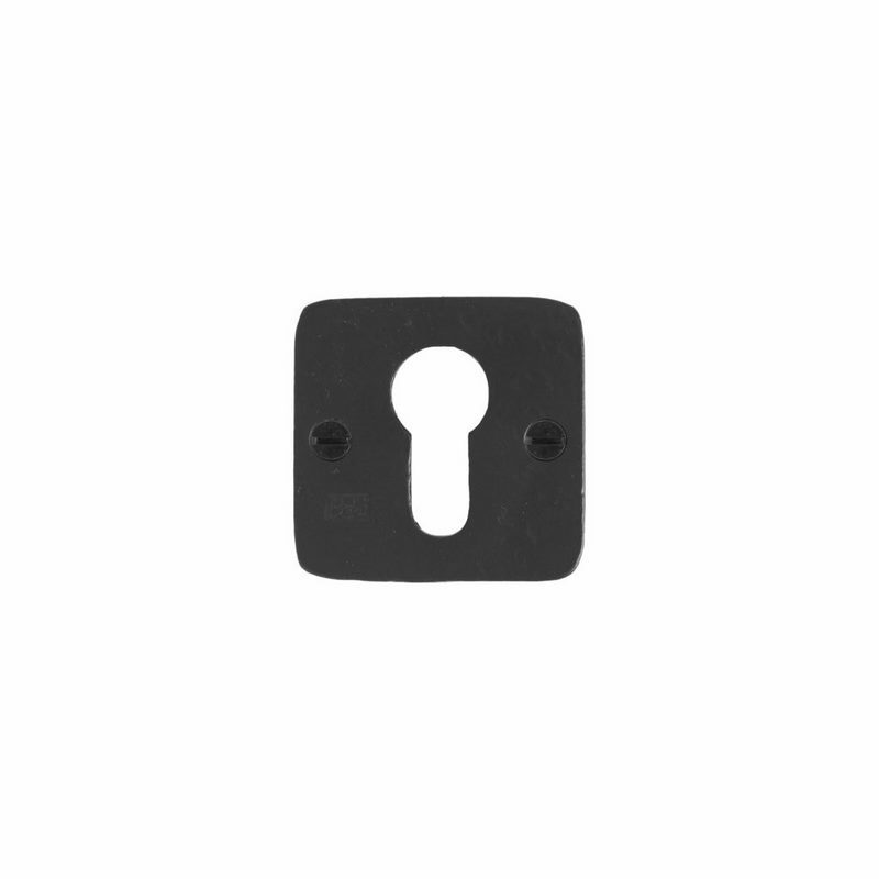 Profielcilinderrozet Veroud.IJzer Zwart - PURE PZ 50Q