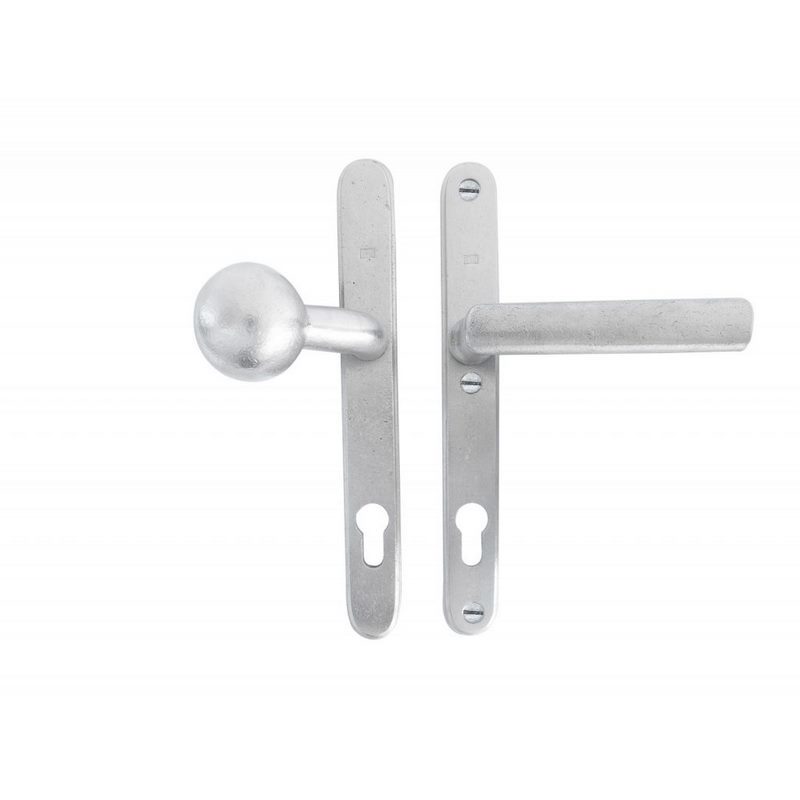 Voordeursmalgarnituur Mat Wit Brons - PURE TOP+PH1930 PC92MM