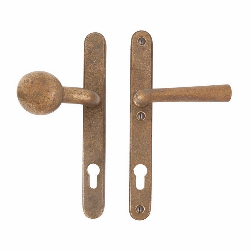 Voordeursmalgarnituur Ruw Brons - PURE TOP+PH1925+ PC72MM