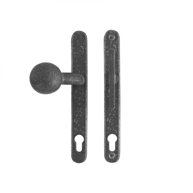 Voordeursmalgarnituur Ruw Metaal - PURE TOP+PH2017''T'' PC92MM