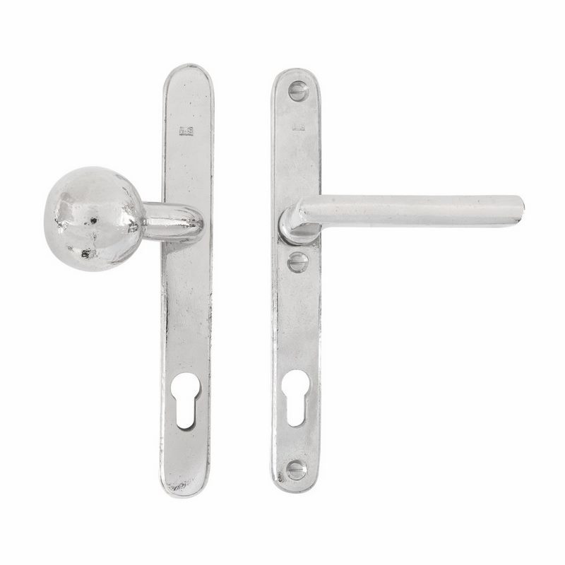 Voordeursmalgarnituur Wit Brons - PURE TOP+PH1920 PC72MM