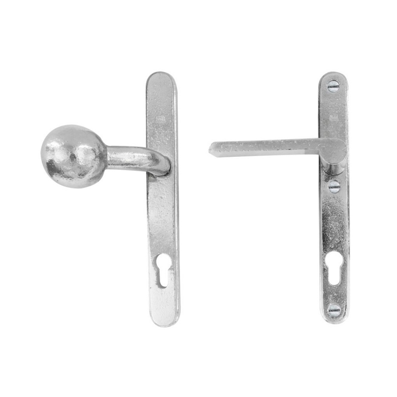 Voordeursmalgarnituur Wit Brons - PURE TOP+PH1928 LW PC72MM