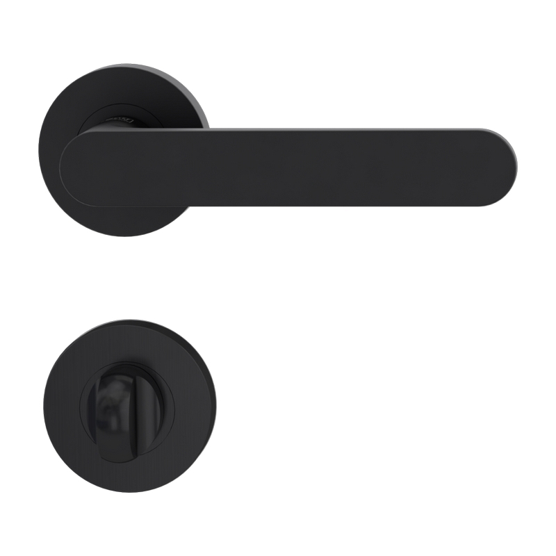 Deurkrukgarnituur Grafietzwart Griffwerk - S2T AVUS TOILET