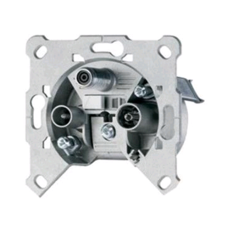 wandcontactdoos inbouw coax