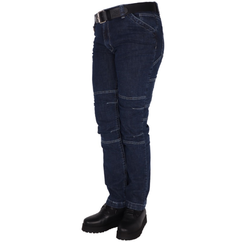 Werkspijkerbroek Crosshatch - TOOLBOX LS BLAUW W29/L30