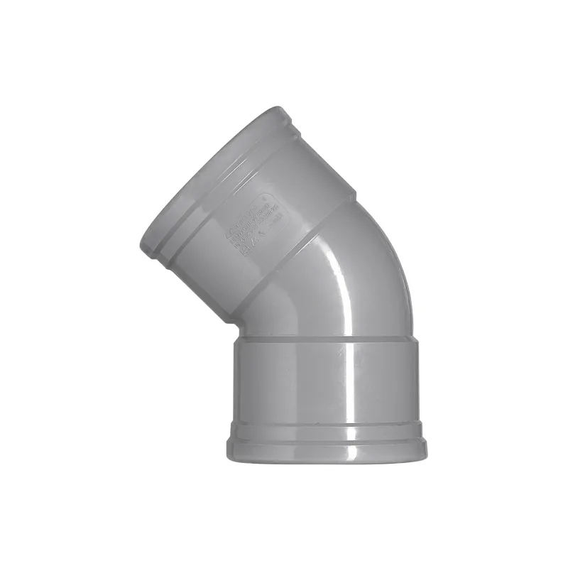 Bocht Pvc Grijs Rwa - 125MM SN4