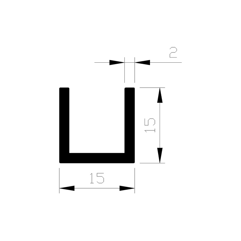 U-profiel aluminium brute-3