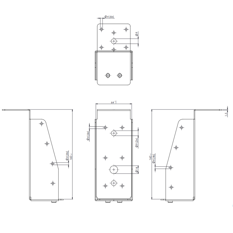 balkdrager gbs lange lip sv-4