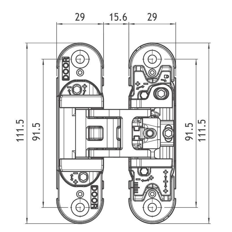 onzichtbaar scharnier zwart kubica-3