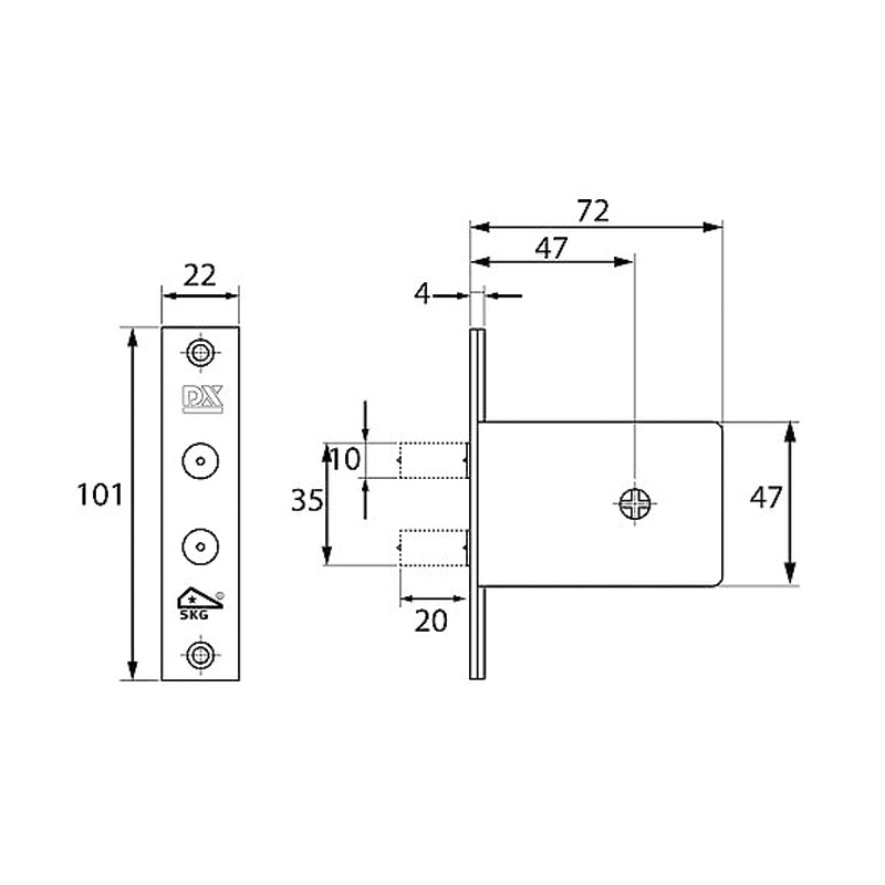 veiligheidsbijzetpenslot insteek dulimex-5