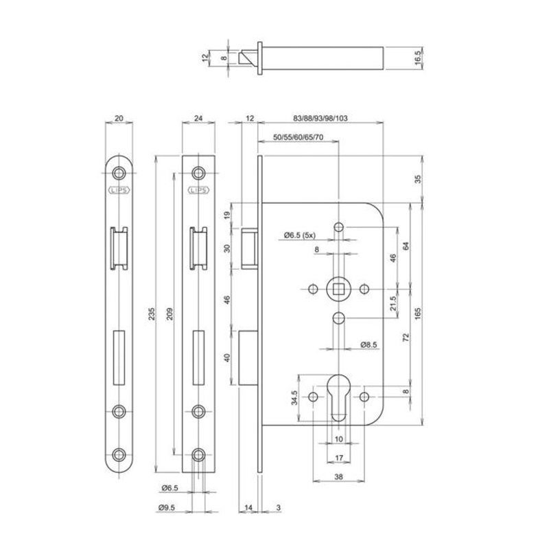 deurslot insteek d&n pc lips-5