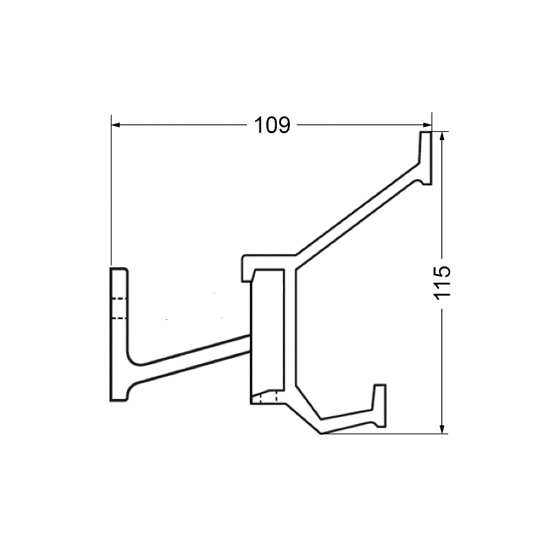 kapstok aluminium f1/eikenhout hermeta-4