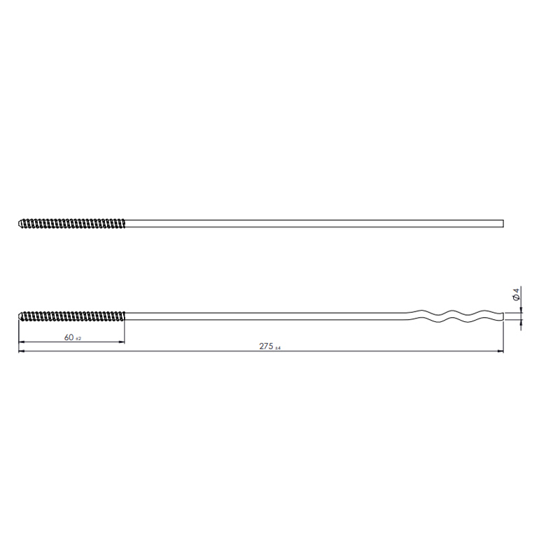 uni-boorspouwanker rvs a2-4
