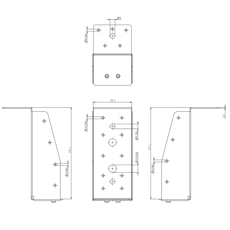 balkdrager gbs lange lip sv-4