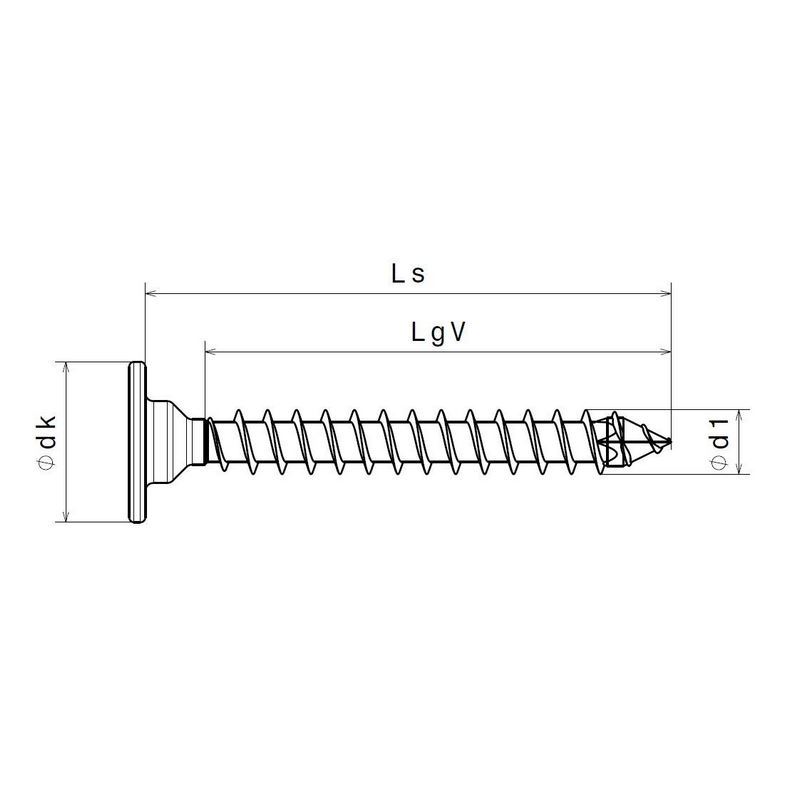 achterwandschroef wirox spax-4