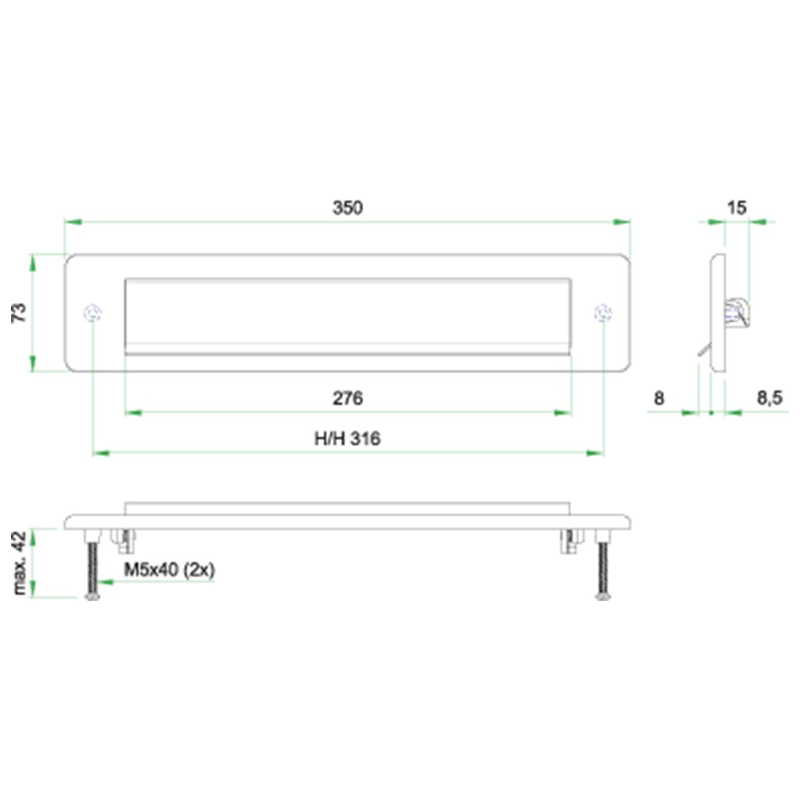 briefplaat rvs a4 oxloc-5