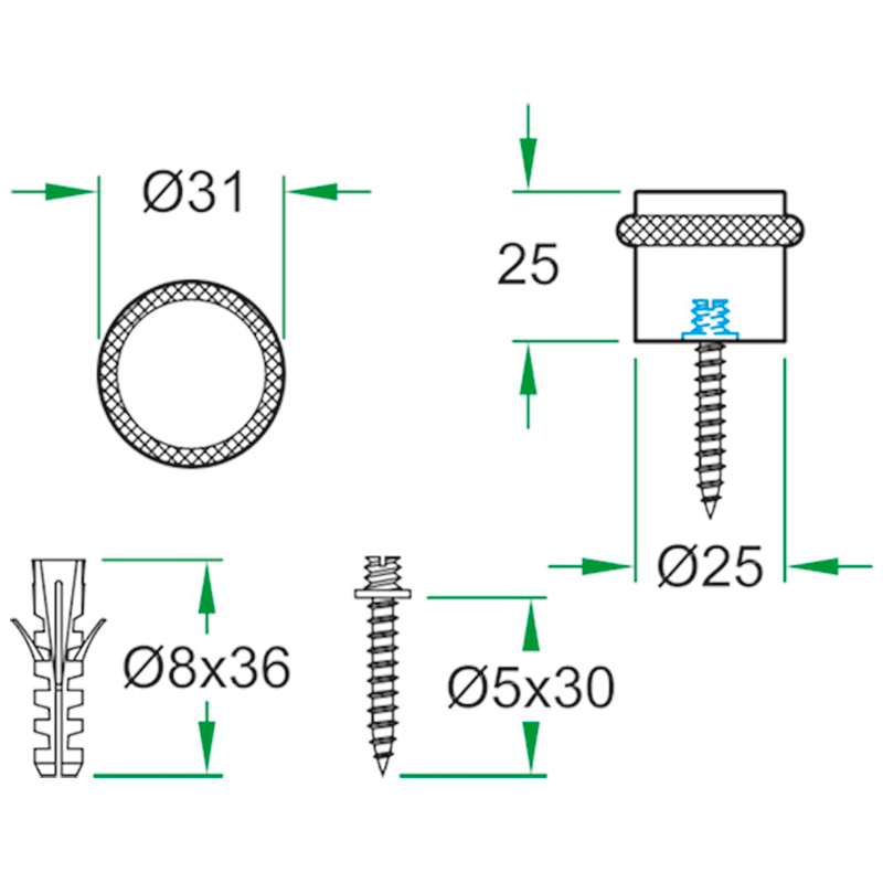 deurbuffer rvs a2 oxloc-3