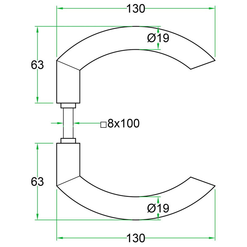 deurkruk rvs a2 oxloc-3