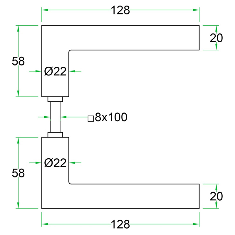 deurkruk rvs a2 oxloc-3