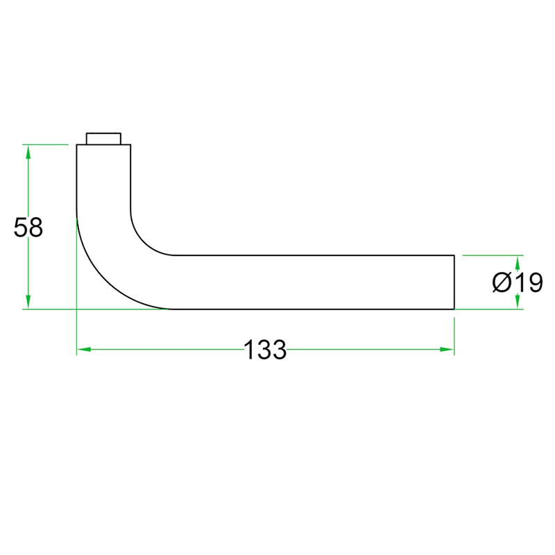 deurkruk gatdeel rvs a2 oxloc-3