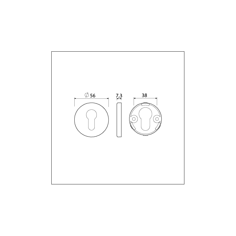 profielcilinderrozet alu mat zwart oxloc-4
