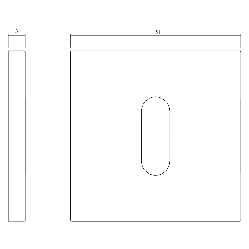 sleutelgatrozet chroom-3