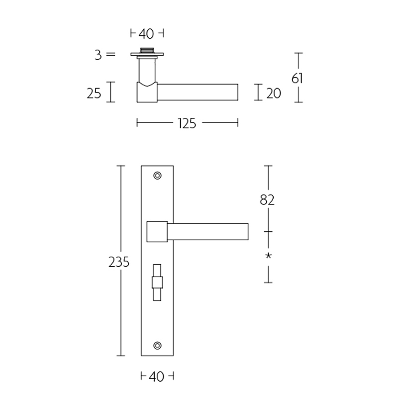 deurkruk mat zwart-3