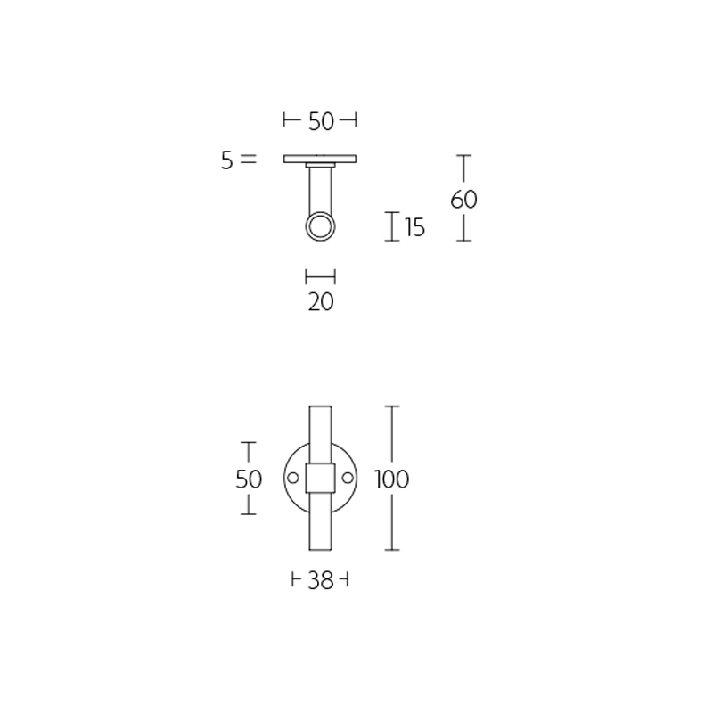 deurkruk mat zwart-3
