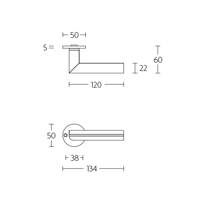deurkruk rvs/eiken zwart-3