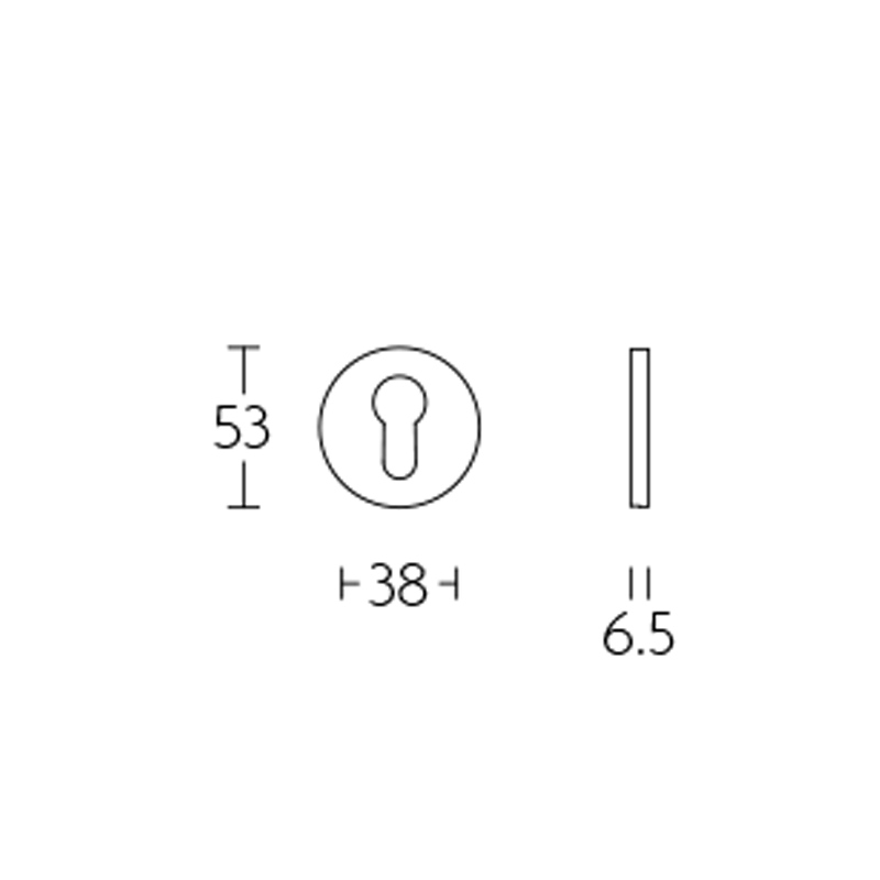 profielcilinderrozet pvd mat zwart-3