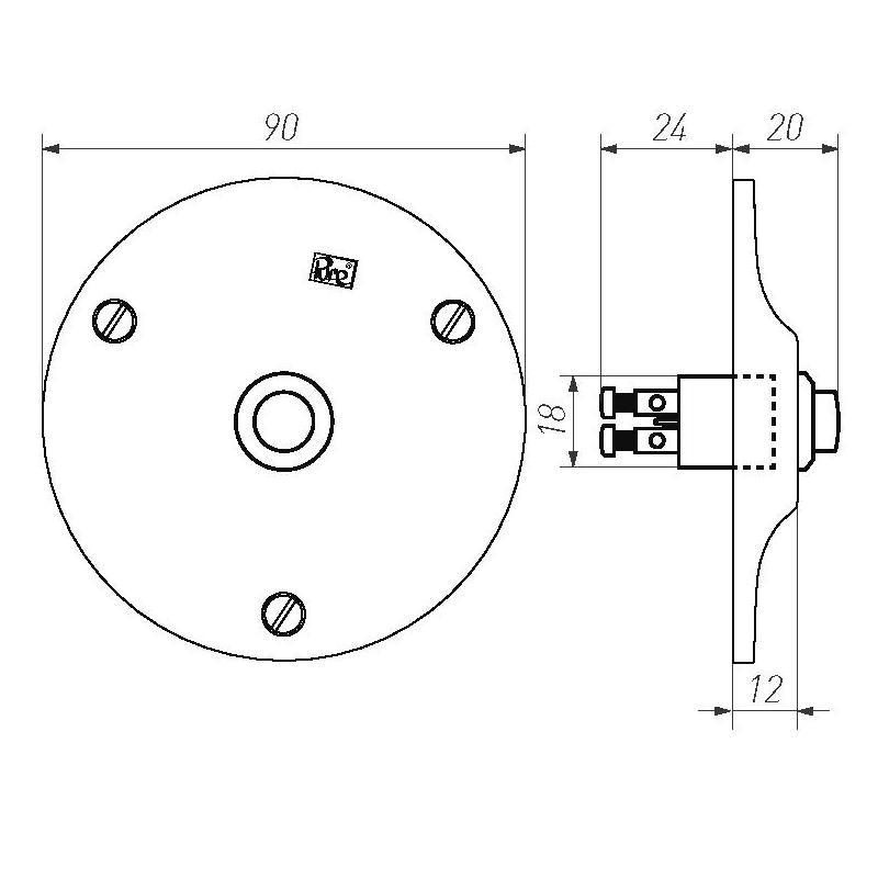 beldrukker verouderd ijzer zwart-3