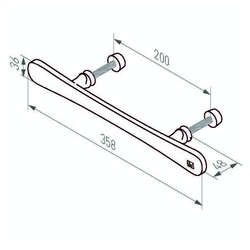 deurgreep ruw brons gepolijst-3