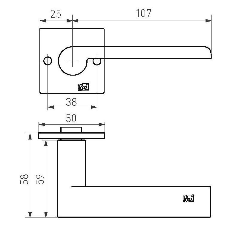 deurkruk ruw metaal-3
