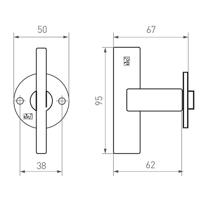 deurkruk mat wit brons-3