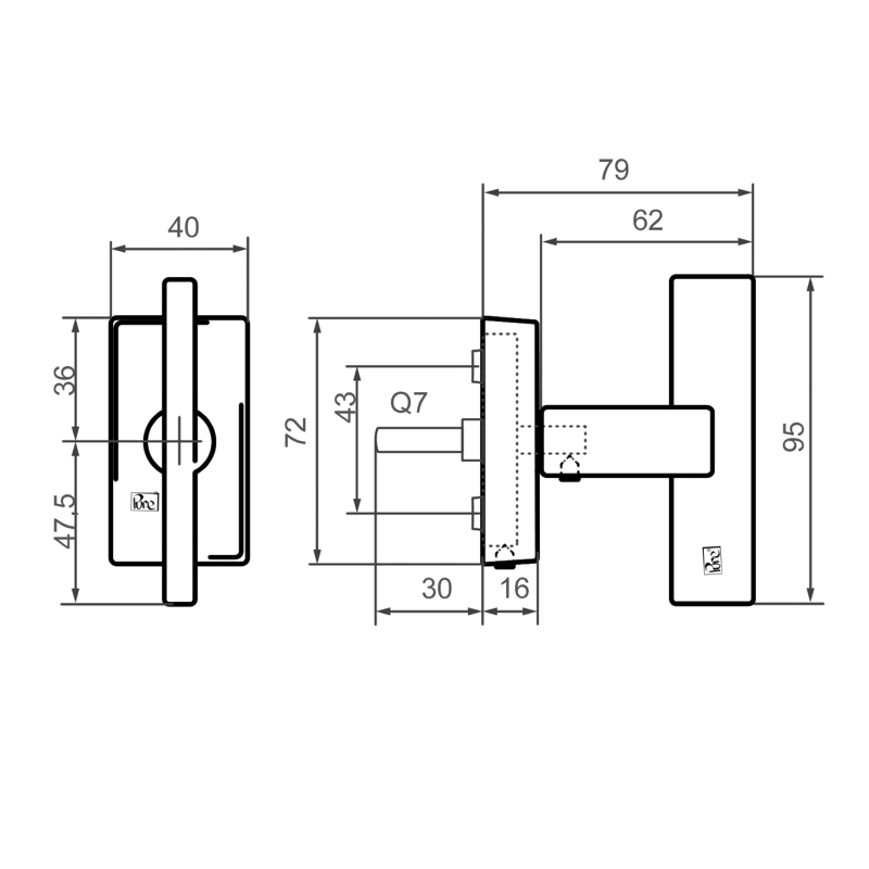 draaikiepkruk ruw brons gepolijst-3