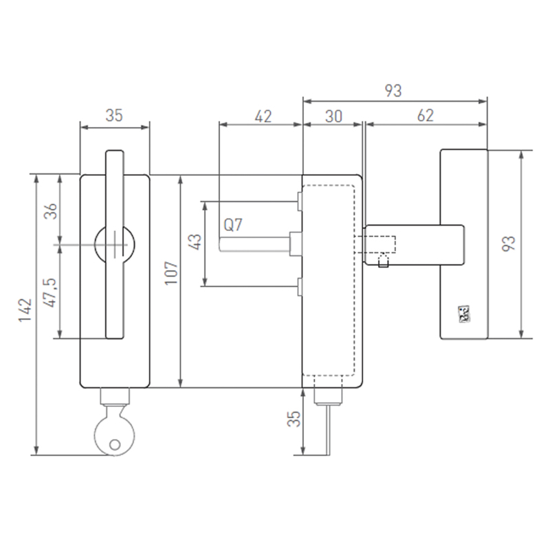 draaikiepkruk verouderd ijzer zwart-3