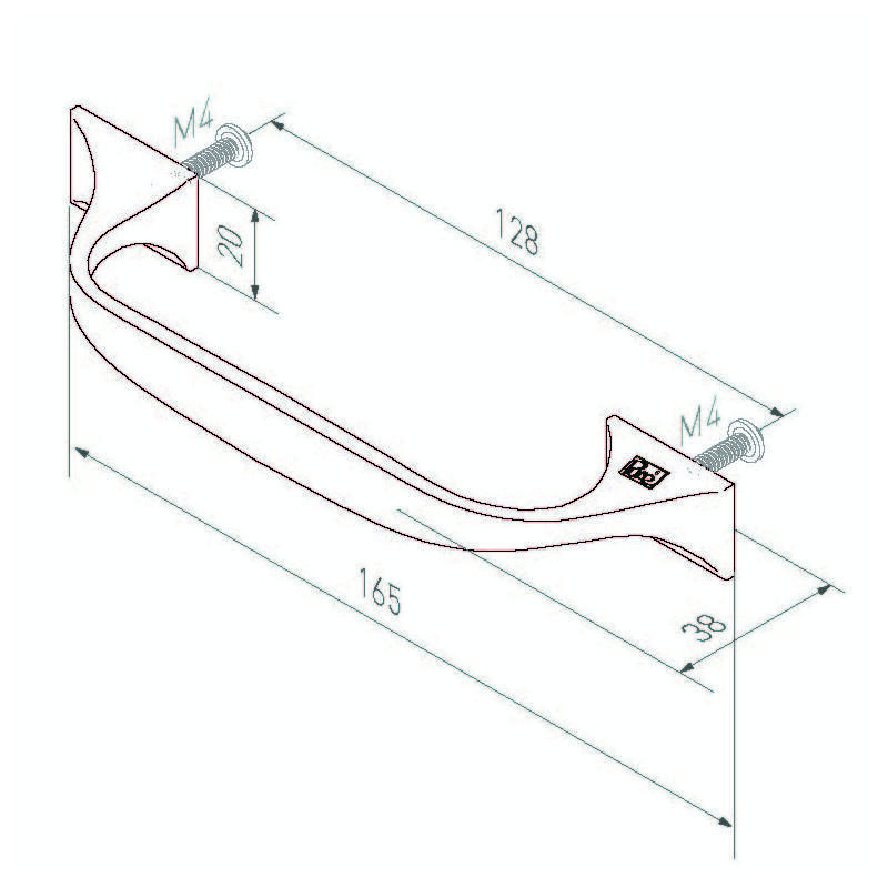 meubelgreep ruw brons gepolijst-3