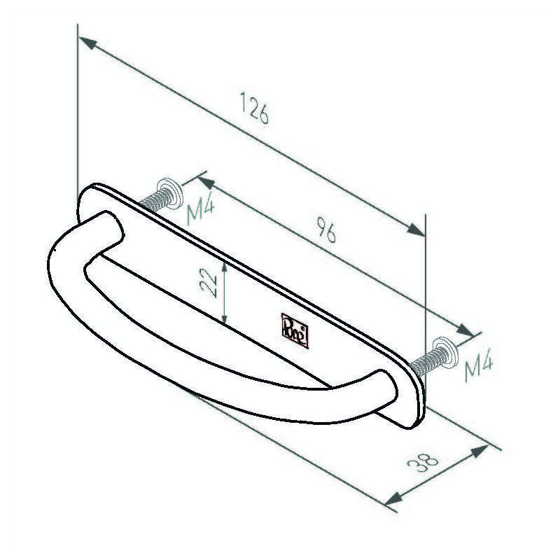 meubelgreep ruw brons gepolijst-3