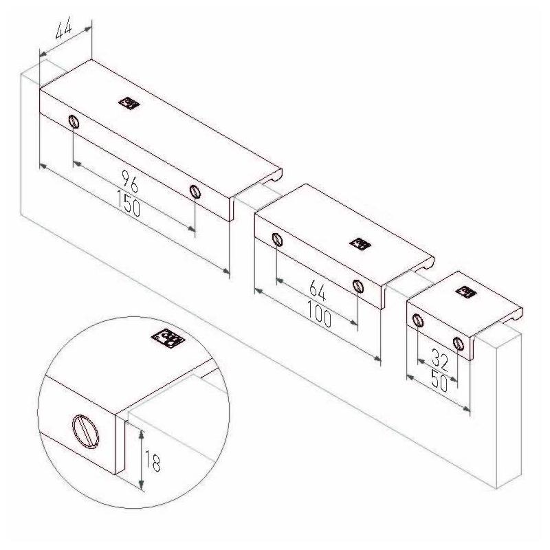 meubelgreep verouderd ijzer zwart-3