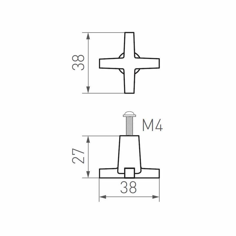 meubelknop ruw brons gepolijst-3